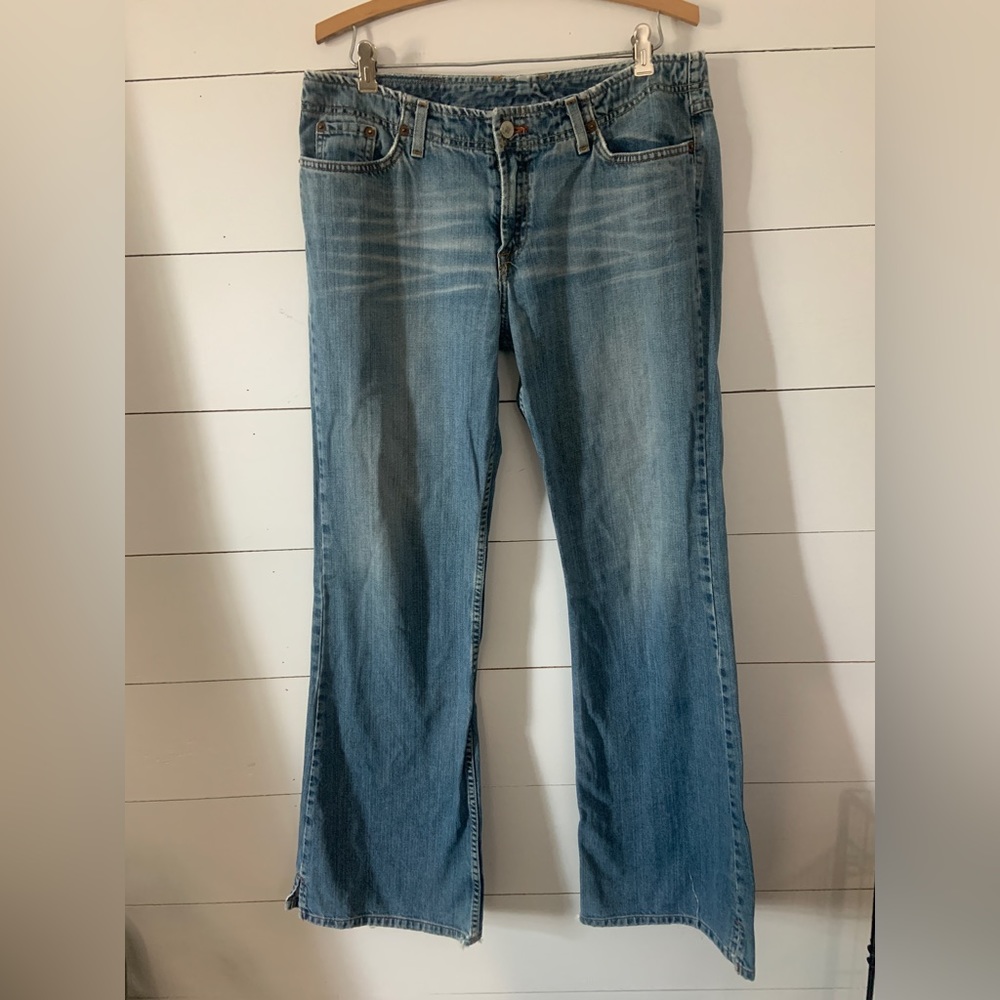 Lucky Brand Dungarees jeans jet setter denim jeans size 14/32